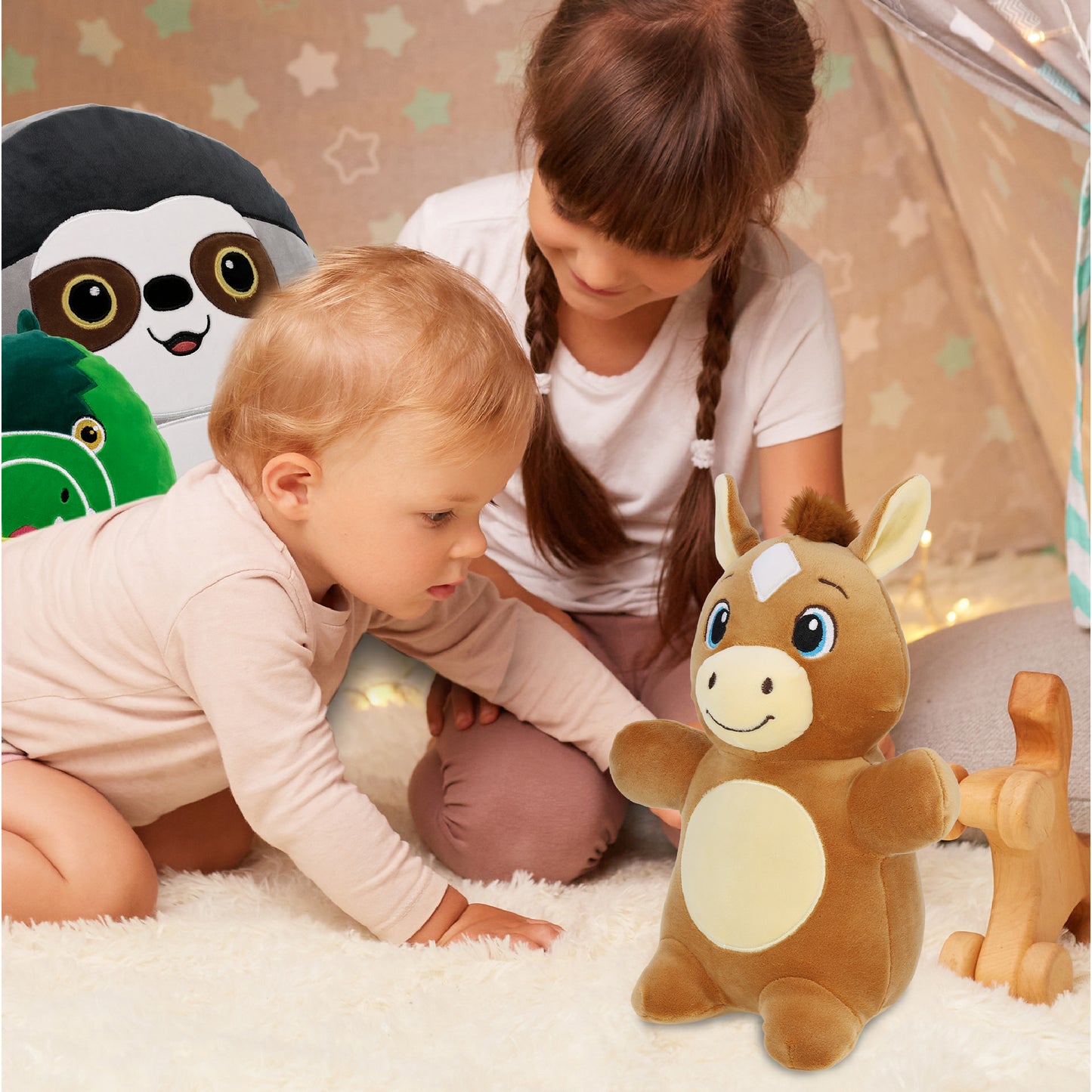 SNUG-MOOSHIES PLUSH - STANDING HORSE