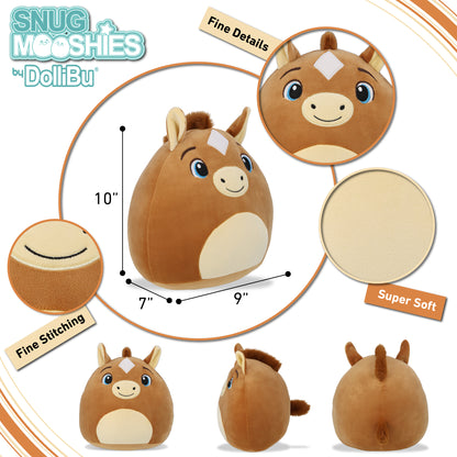 SNUG-MOOSHIES PLUSH - HORSE 10"