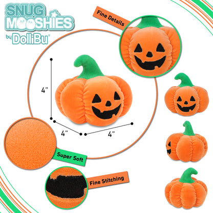 SNUG-MOOSHIES PLUSH - JACK-O-LANTERN 4"