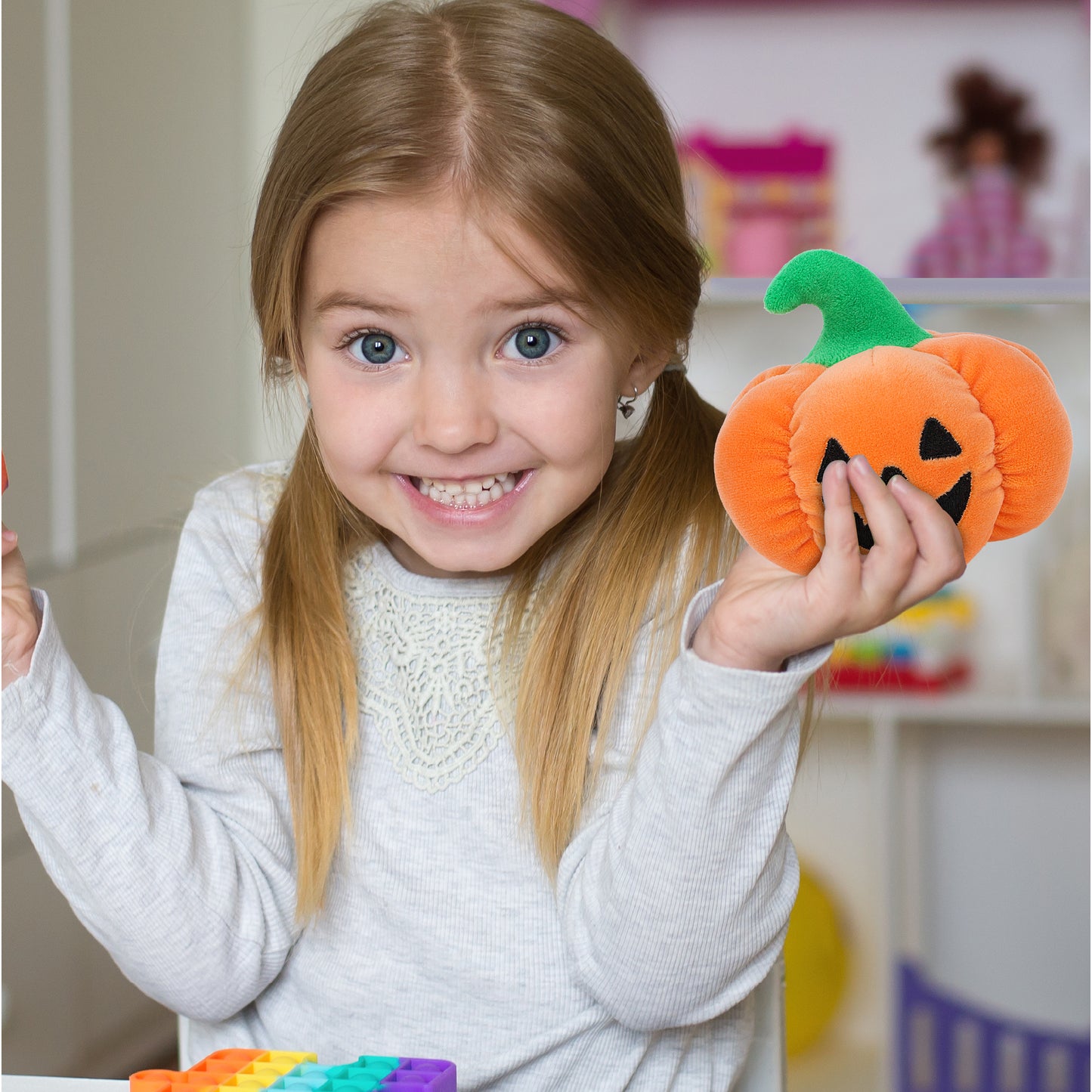SNUG-MOOSHIES PLUSH - JACK-O-LANTERN 4"