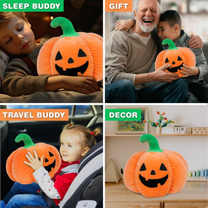 SNUG-MOOSHIES PLUSH - JACK-O-LANTERN 10"