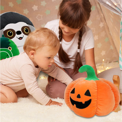 SNUG-MOOSHIES PLUSH - JACK-O-LANTERN 10"