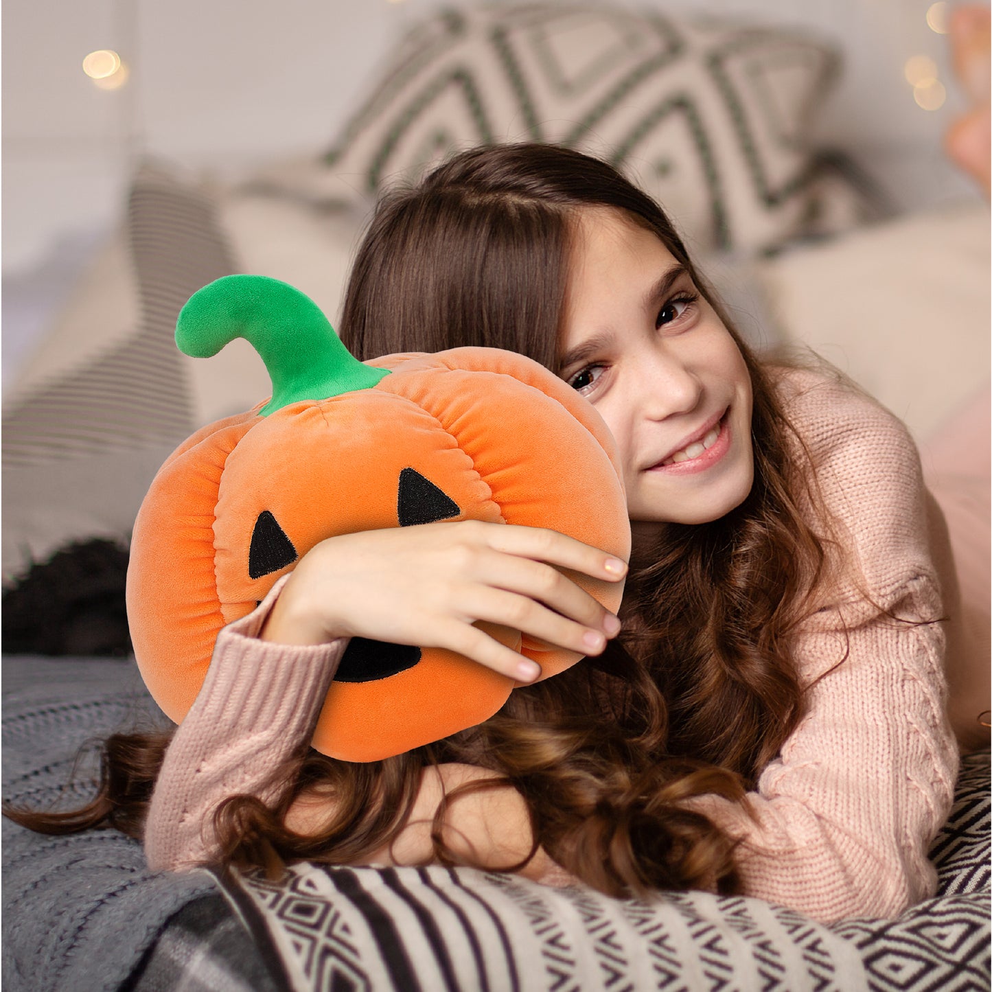 SNUG-MOOSHIES PLUSH - JACK-O-LANTERN 10"