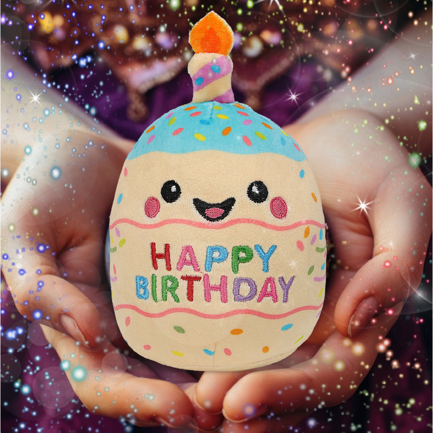 SNUG-MOOSHIES PLUSH - BIRTHDAY CAKE 4"