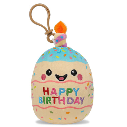 SNUG-MOOSHIES PLUSH CLIPS - BIRTHDAY CAKE