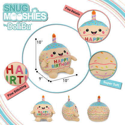 SNUG-MOOSHIES PLUSH - BIRTHDAY CAKE 10"