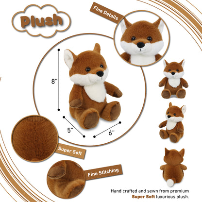 SUPER SOFT PLUSH - FOX 8"