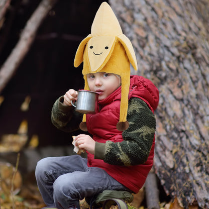 SUPER-SOFT PLUSH HAT - BANANA
