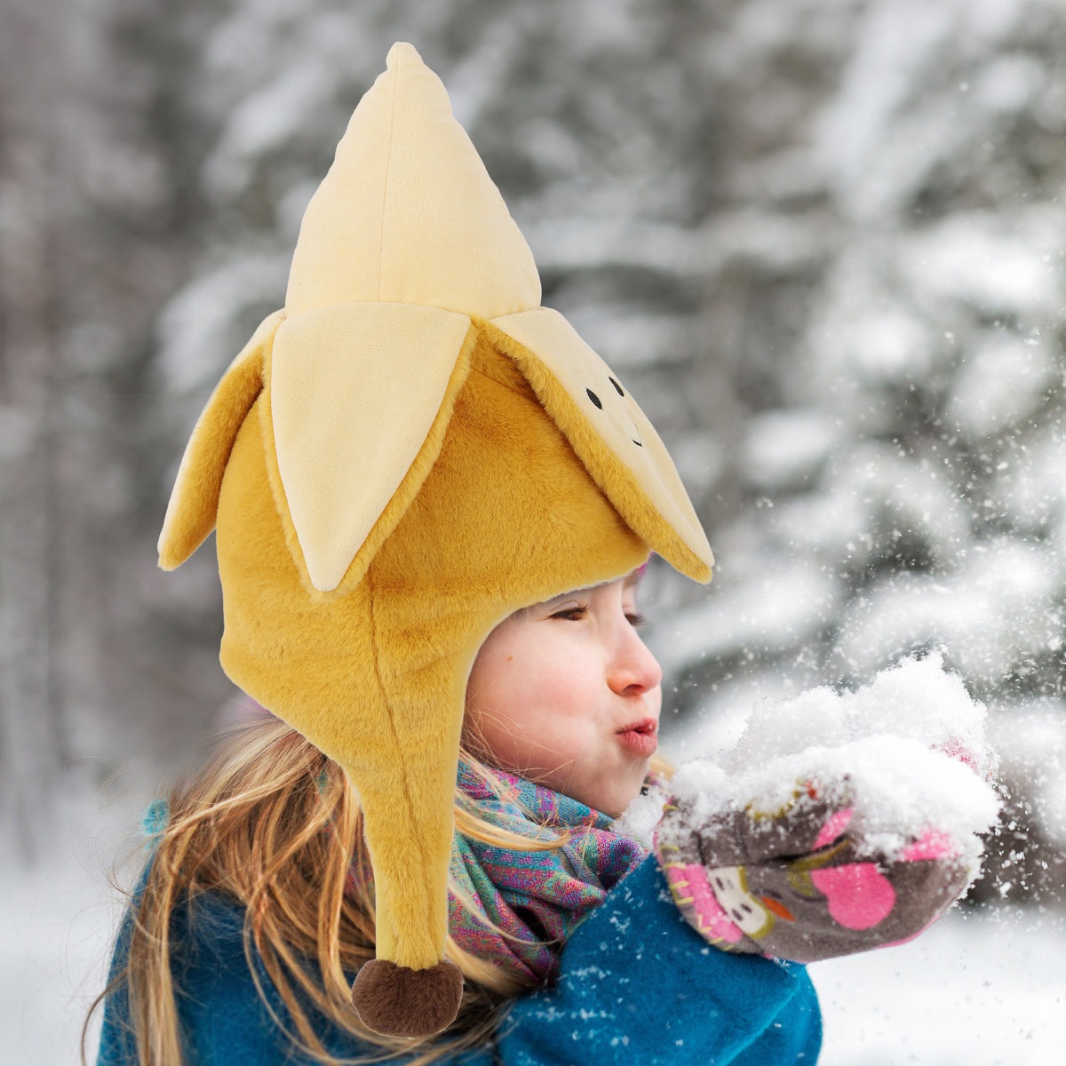 SUPER-SOFT PLUSH HAT - BANANA
