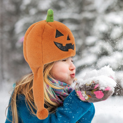 SUPER-SOFT PLUSH HAT - JACK-O-LANTERN
