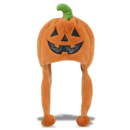SUPER-SOFT PLUSH HAT - JACK-O-LANTERN
