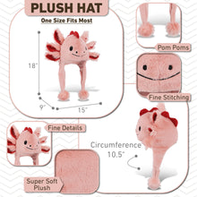SUPER-SOFT PLUSH HAT - AXOLOTL