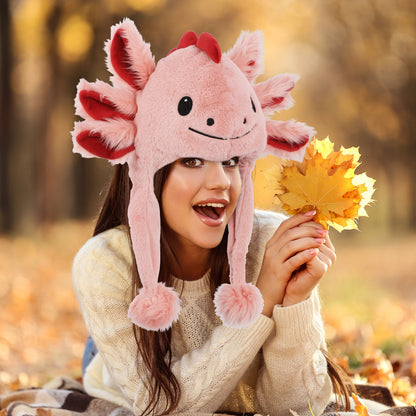 SUPER-SOFT PLUSH HAT - AXOLOTL