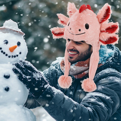 SUPER-SOFT PLUSH HAT - AXOLOTL