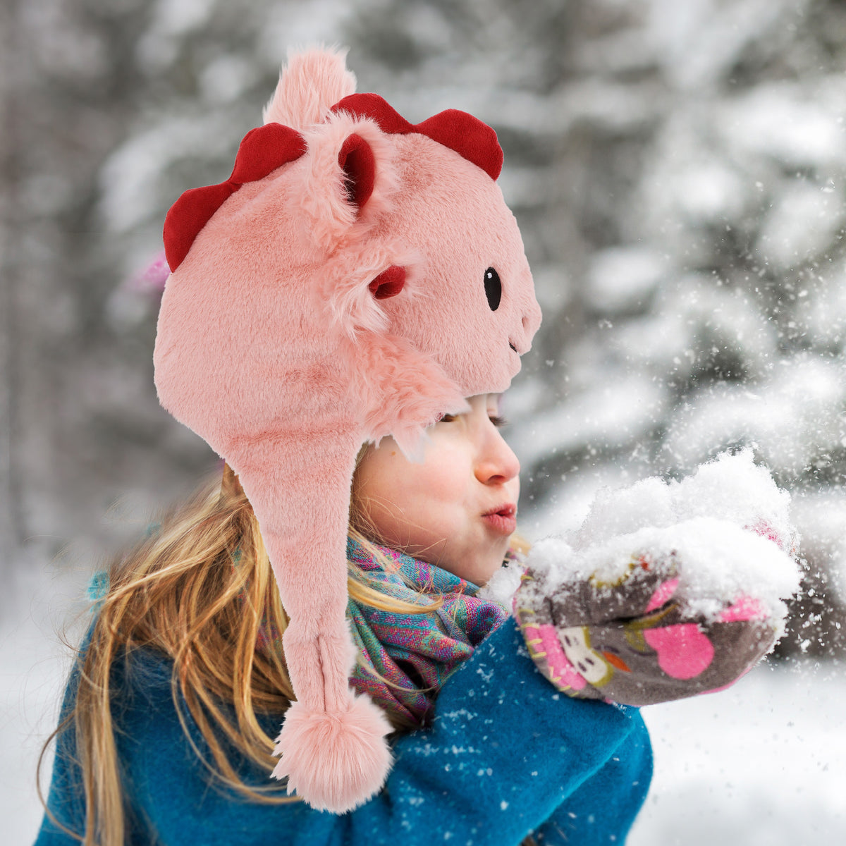 SUPER-SOFT PLUSH HAT - AXOLOTL