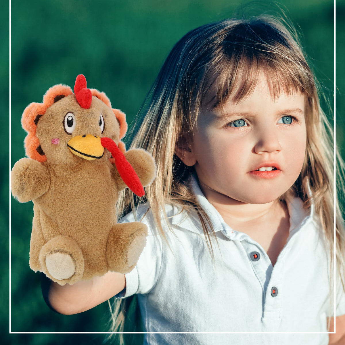 SUPER SOFT PLUSH HAND PUPPET - TURKEY