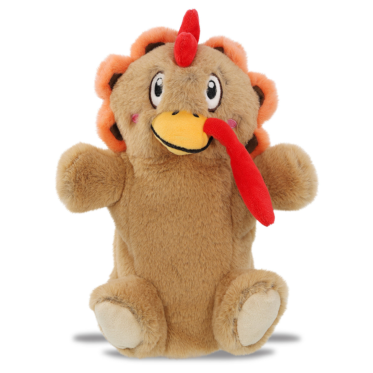 SUPER SOFT PLUSH HAND PUPPET - TURKEY