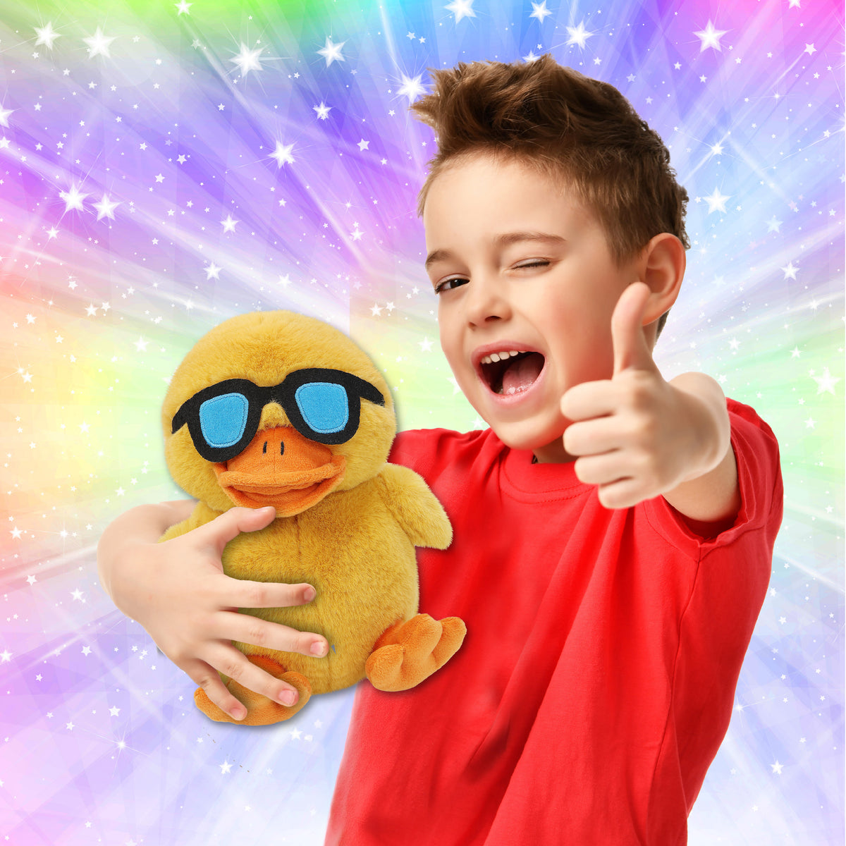 SUPER SOFT PLUSH - COOL DUCK 7.5"