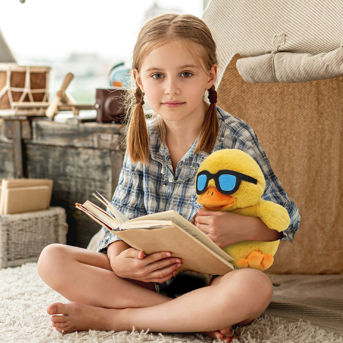 SUPER SOFT PLUSH - COOL DUCK 7.5"