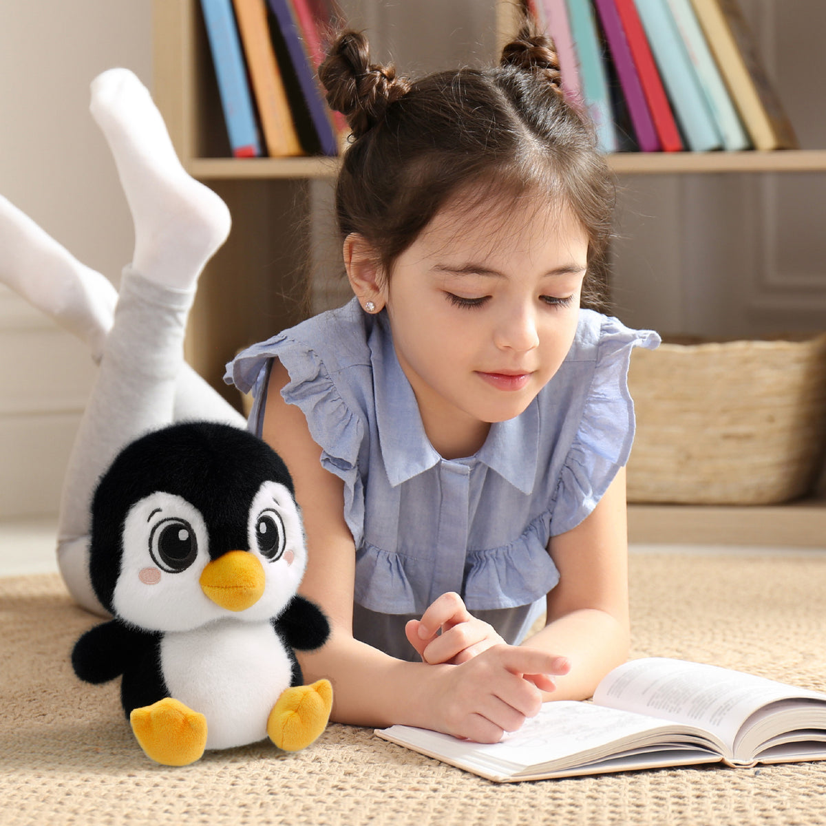 FUZZY PLUSH - PENGUIN 7.5"
