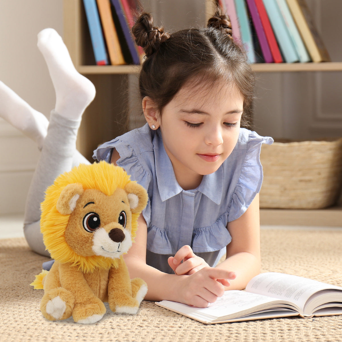 FUZZY PLUSH - LION 7.5"