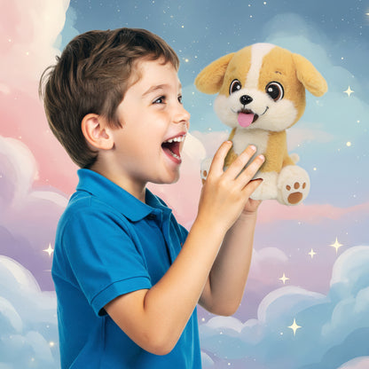 FUZZY PLUSH - PUPPY DOG 7.5"