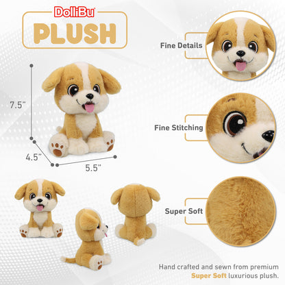 FUZZY PLUSH - PUPPY DOG 7.5"