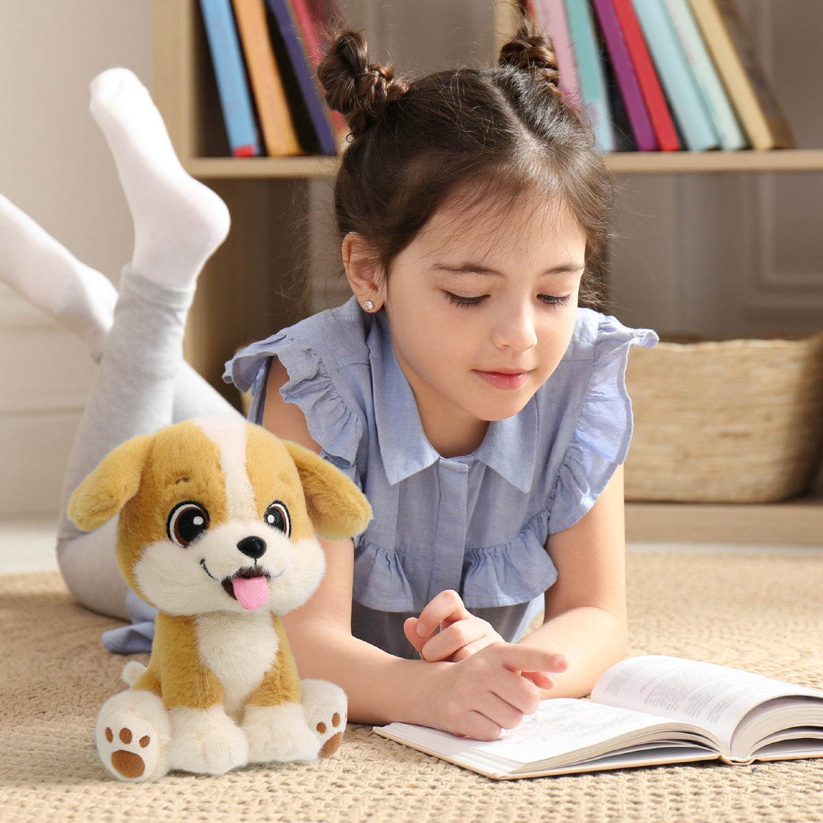 FUZZY PLUSH - PUPPY DOG 7.5"