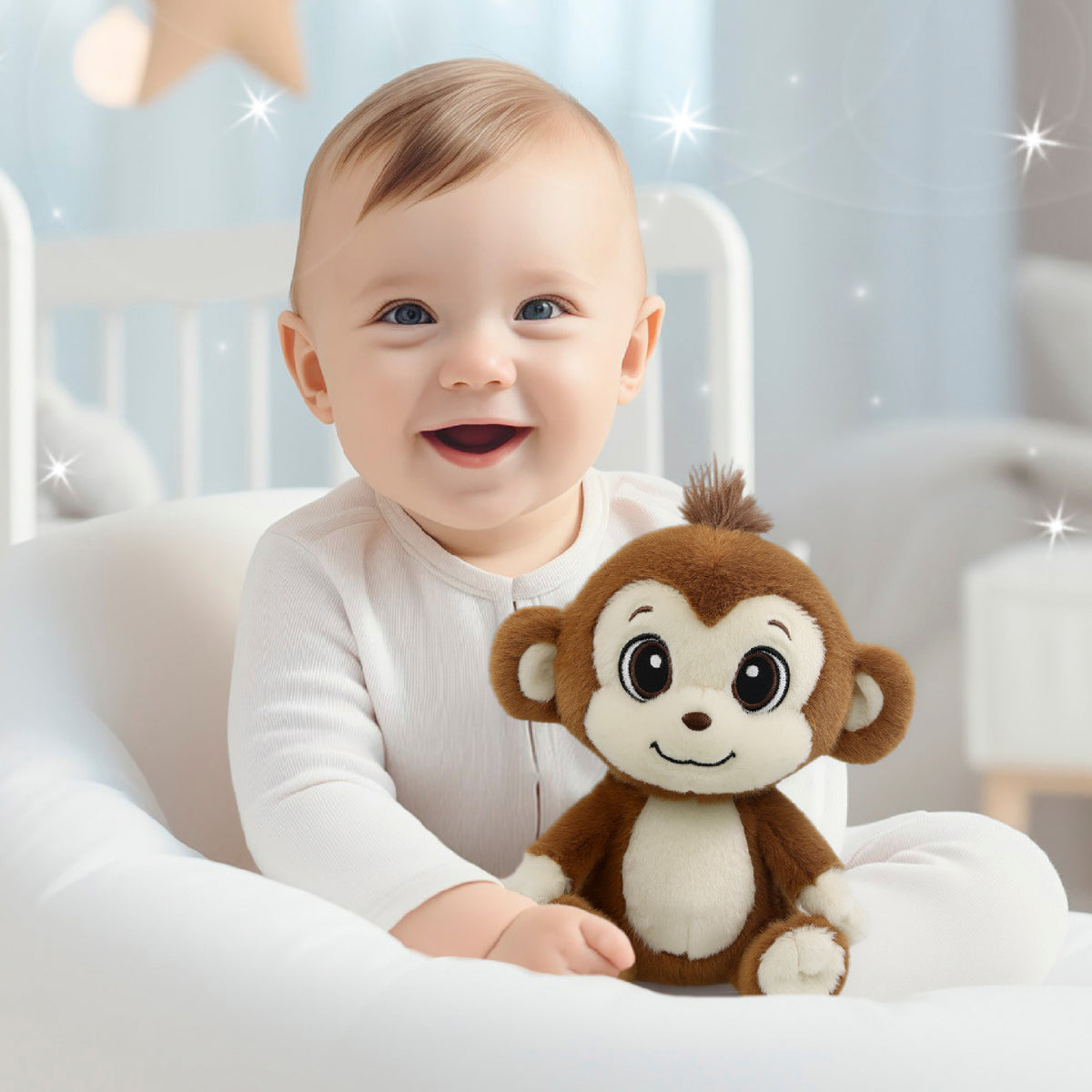 FUZZY PLUSH - MONKEY 7.5"