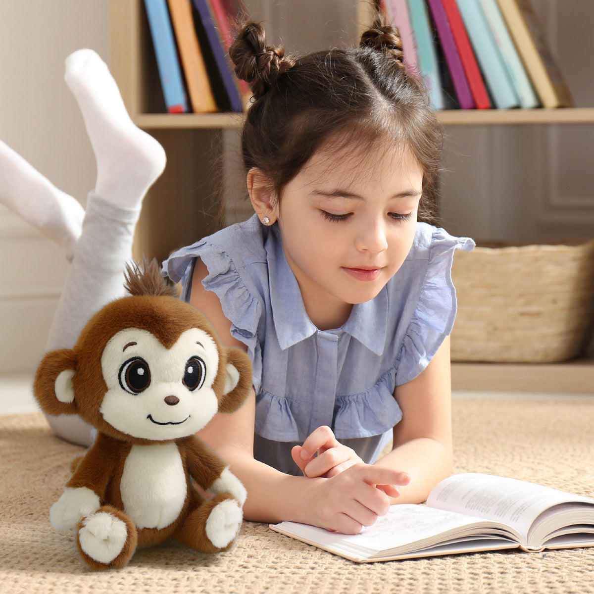 FUZZY PLUSH - MONKEY 7.5"