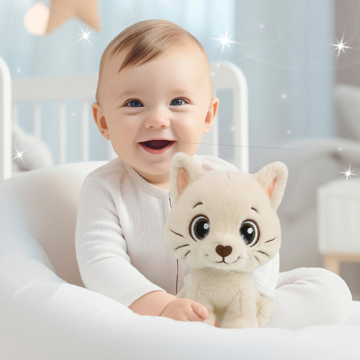 FUZZY PLUSH - CAT 7.5"