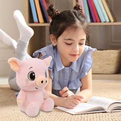 FUZZY PLUSH - PIG 7.5"