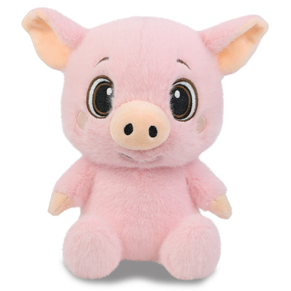 FUZZY PLUSH - PIG 7.5"