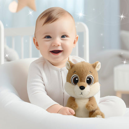 FUZZY PLUSH - SQUIRREL 7.5"