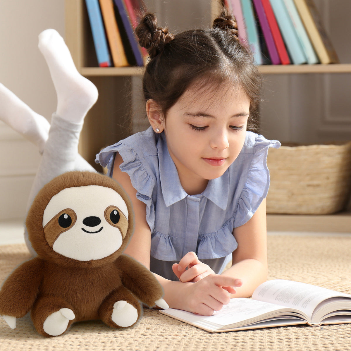 FUZZY PLUSH - SLOTH 8"