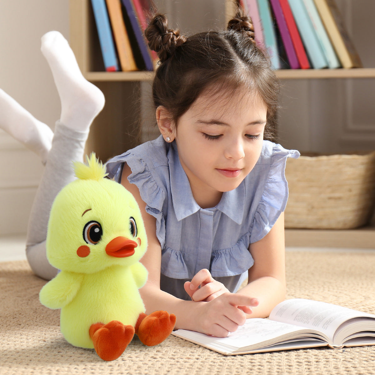 FUZZY PLUSH - DUCK 8"