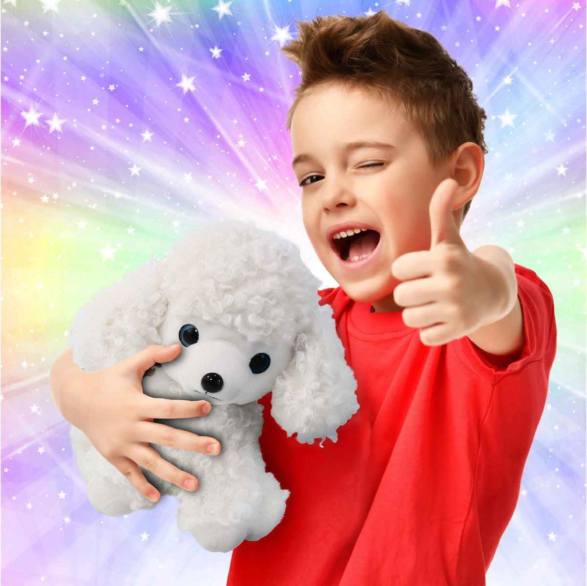 SUPER SOFT PLUSH - POODLE DOG 8"