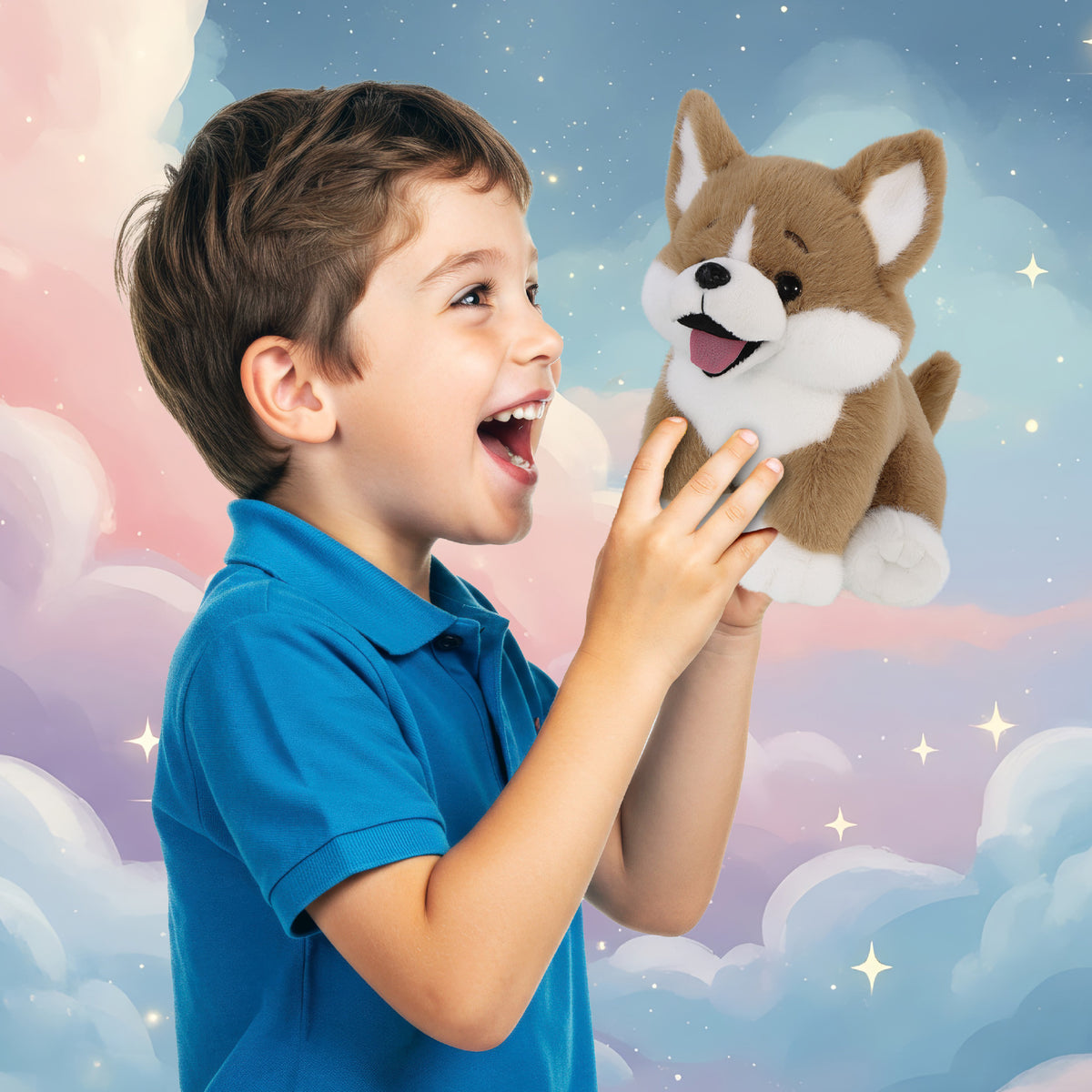 SUPER SOFT PLUSH - CORGI DOG 8.5"