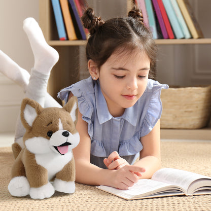 SUPER SOFT PLUSH - CORGI DOG 8.5"