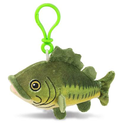 PLUSH WITH CLIP - BASS FISH