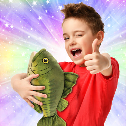 PLUSH - BASS FISH 14"