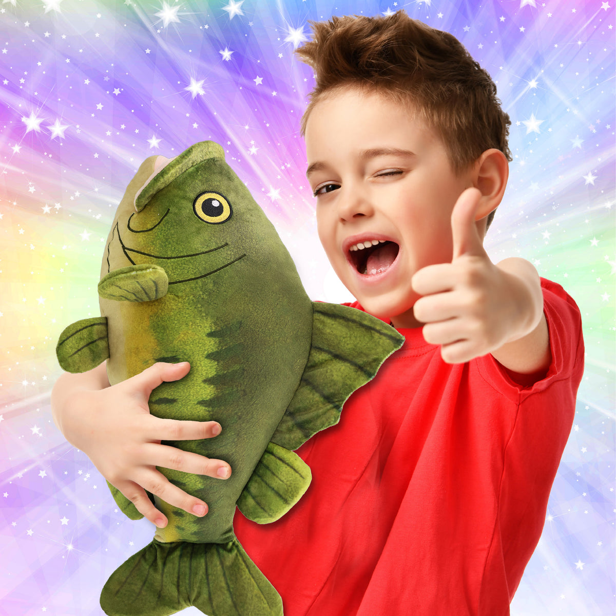 PLUSH - BASS FISH 22"