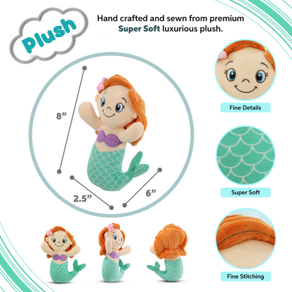 PLUSH - SITTING MERMAID