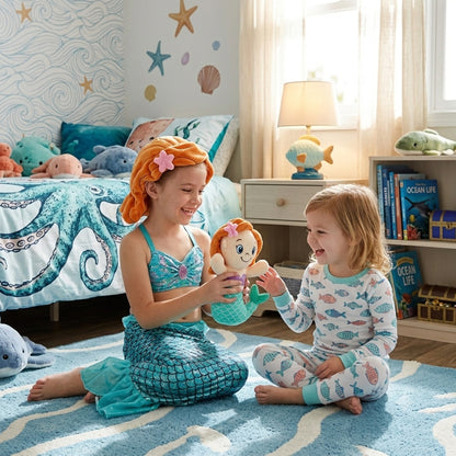 PLUSH - SITTING MERMAID