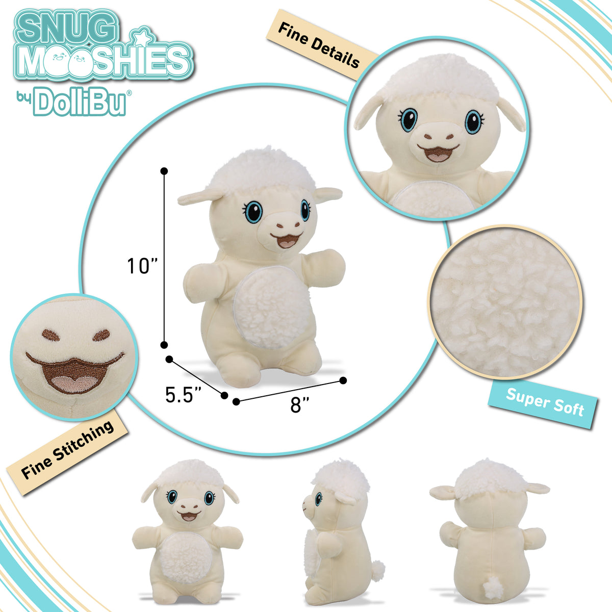 SNUG-MOOSHIES PLUSH - STANDING LAMB