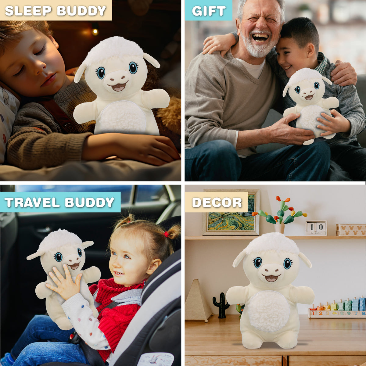 SNUG-MOOSHIES PLUSH - STANDING LAMB