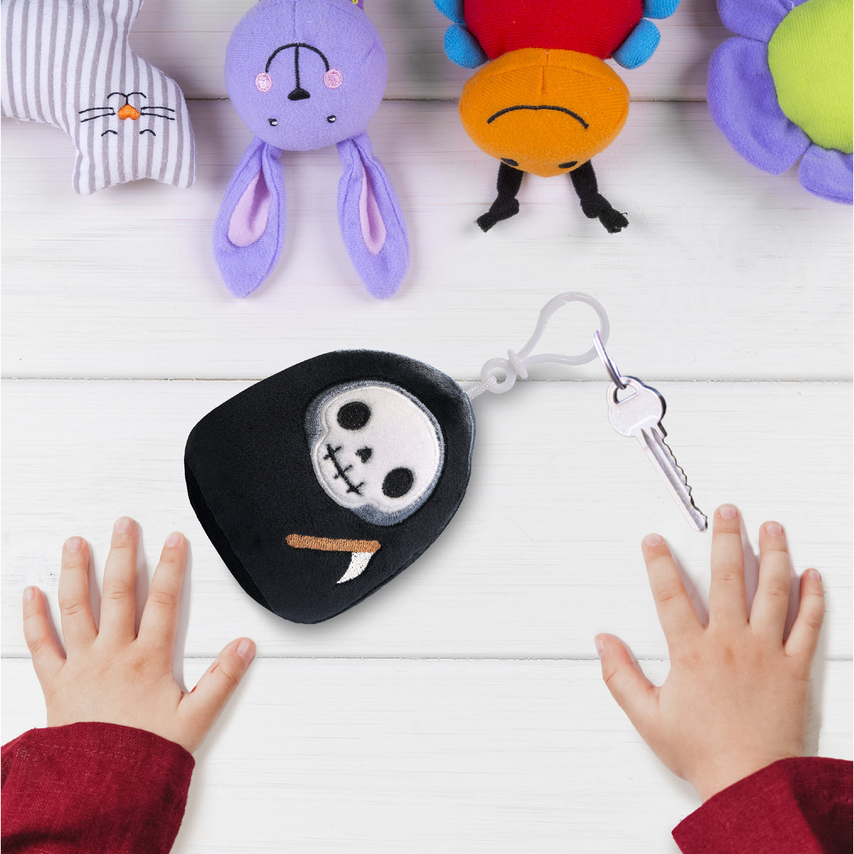 SNUG-MOOSHIES PLUSH CLIPS - SPOOKY GRIM REAPER