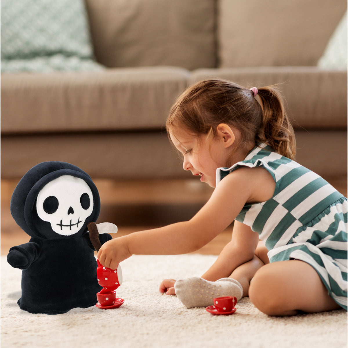 SNUG-MOOSHIES PLUSH - STANDING SPOOKY GRIM REAPER