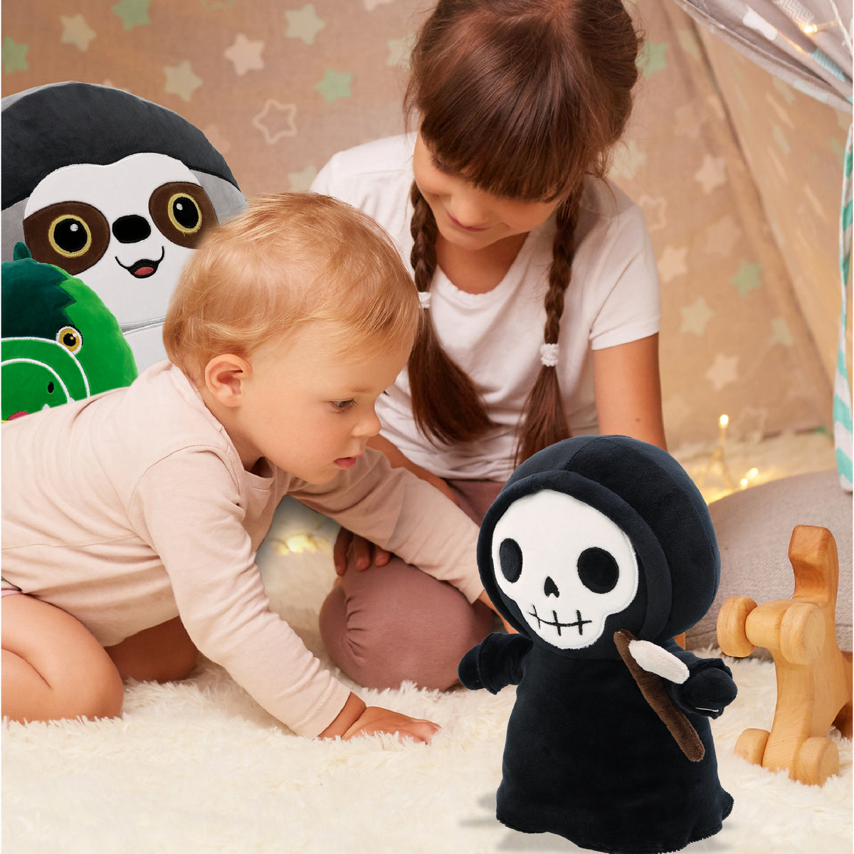 SNUG-MOOSHIES PLUSH - STANDING SPOOKY GRIM REAPER