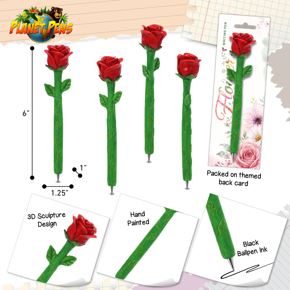 PLANET PEN - ROSE